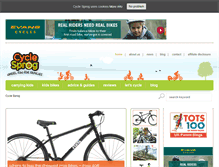 Tablet Screenshot of cyclesprog.co.uk